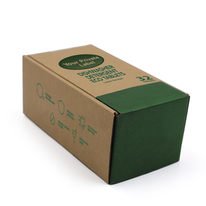 Nuevo embalaje ecológico papel Kraft embalaje lavavajillas tabletas todo <span class=keywords><strong>en</strong></span> uno con fórmula vegana de la mejor calidad - Product Image 4