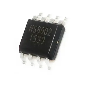 SOP8 Amplifier Daya Audio Dual Track, Lubang Melalui Lubang Ganda Chip IC 8002 NS8002