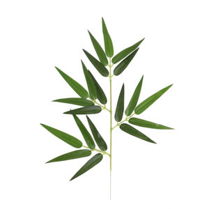 Fausses feuilles de bambou artificielles pour décoration intérieure, branche de bambou, bon marché, Offre Spéciale - Product Image 2