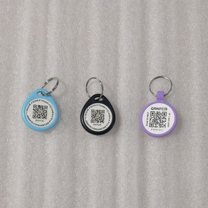 Tùy chỉnh giá rẻ bền Dog & Cat QR mã thông minh Pet ID thẻ tên rắn thân thiện với môi ABS Trọng lượng nhẹ - Product Image 2