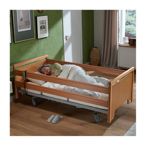 Cama de Hospital Eléctrica Tecforcare OEM ODM para Ancianos, Cama de Hospital de Madera Maciza con Dos Funciones, Cama Médica de Madera para Cuidado en el Hogar - Product Image 4