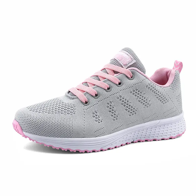 Tênis personalizados Mesh Womens Running Shoes Sportswear Ginásio Tênis Confortável Moda Atlética Tênis