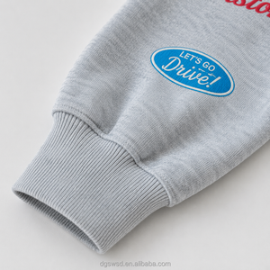 Custom Patch High Quality Embroidery French Terry Plus Size Sweatshirt Cotton Drop Shoulder Casual Pullover <strong>Hoodies</strong> <strong>for</strong> <strong>Women</strong> - Product Image 3