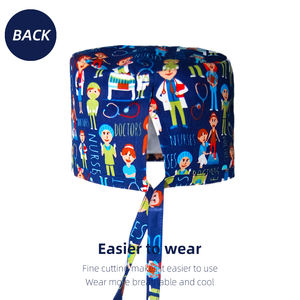 All'ingrosso Berretto da Infermiere Ortopedico con Ossa di Scheletro Stampa Cappello di Cappello da Donna Regolabile Medico Medico Infermiere Cappelli da Chirurgo - Product Image 4