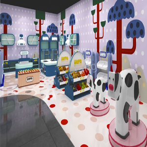 Équipement de terrain de jeux intérieur pour enfants, fabricant de projets commerciaux, <span class=keywords><strong>maison</strong></span> de jeu de rôle pour enfants - Product Image 1