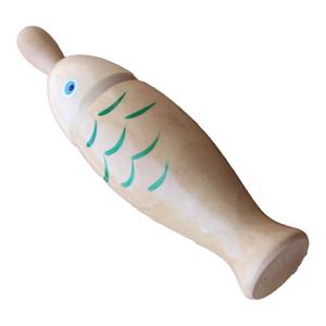 Poisson en forme de <span class=keywords><strong>Guiro</strong></span> Instrument en <span class=keywords><strong>bois</strong></span> grenouille râpe jouet de Percussion musicale pour la maison de la maternelle couleur du <span class=keywords><strong>bois</strong></span> - Product Image 5