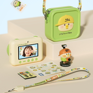 <span class=keywords><strong>Petit</strong></span> perroquet 1080p papier thermique impression instantanée mignon <span class=keywords><strong>appareil</strong></span> <span class=keywords><strong>photo</strong></span> numérique pour enfants avec écran de Protection des yeux IPS de 3.0 pouces - Product Image 6