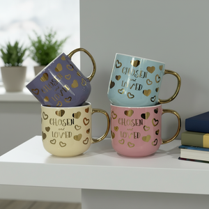 Hot Selling Luxury Premium Feel Ceramic Porcelain Classic Coffee Mug Gold Plated Reusable Gift <b>Box</b> Packaging Food Safe <b>Presents</b> - Product Image 1