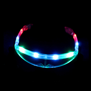 Adultos LED Night Bar Party Gafas Mujeres Hombres Parpadeante Shade Classic Fancy for Graduation Light Gafas para damas Caballeros - Product Image 4