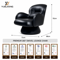 Fauteuil paresseux moderne rotatif en forme d'œuf pour salon, bureau à domicile, balcon, chaise-lit simple, nouveau style 2026