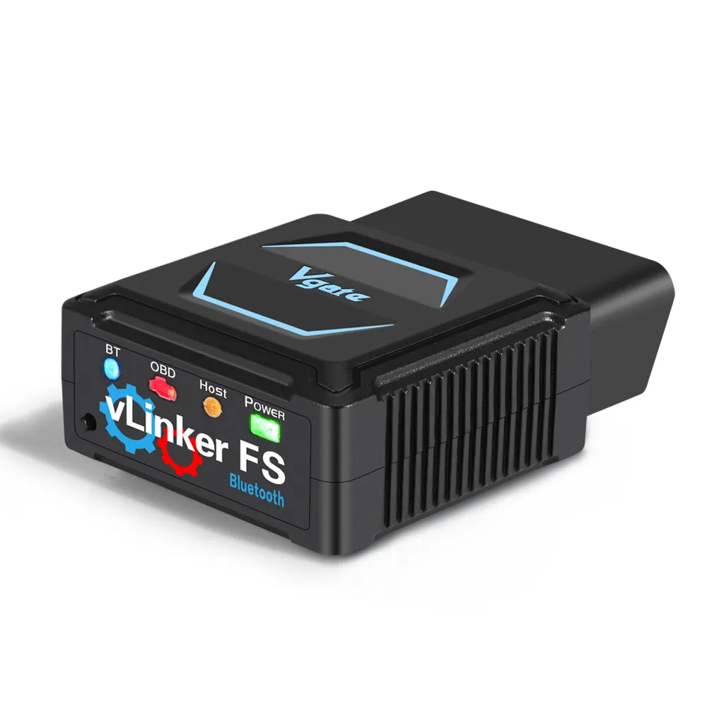 Mikro vLinker FS BT Bluetooth ELM327 araç teşhis araçları OBD2 arabalar Android için tarayıcı /IOS Apple MFI sertifikalı cihaz