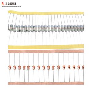 Resistor de óxido de metal resistor, 3w 5% 10k 1r <span class=keywords><strong>2</strong></span>.2r 4.7k 510k 100k 3m 5w 1% 0.5r 2k 820r resistores levados axiais - Product Image 4