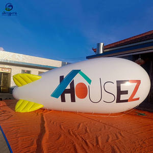 Zeppline inflable de 7,5 m de largo, bote de helio <span class=keywords><strong>flotante</strong></span> enorme con banderines, precio barato - Product Image 1