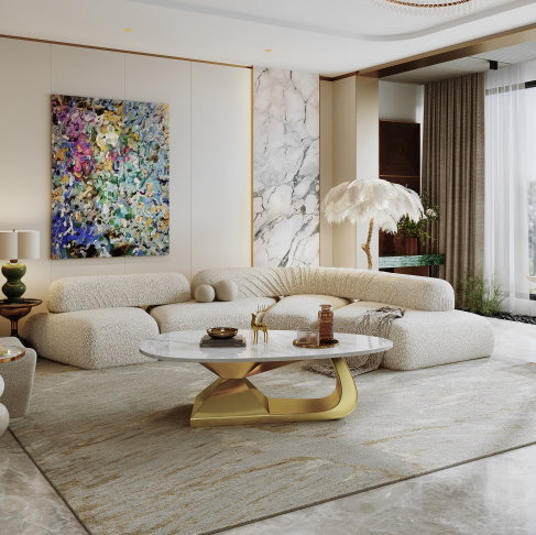 Oro + Bianco + Finto Marmo + Acciaio Inox + Slitta