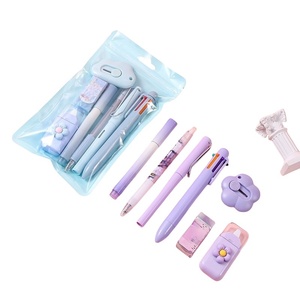 Văn Phòng Phẩm Thiết Lập Trường Học Trẻ Em Quà Tặng Khuyến Mãi Với Bóng Bút Bán Buôn Trở Lại Trường Học Tùy Chỉnh Biểu Tượng Opp Túi 7 Pcs Sinh Viên - Product Image 2