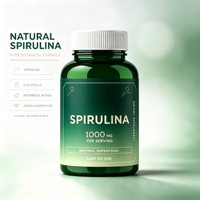 Supplément OEM de spiruline, capsules de spiruline et de chlorelle 1000mg