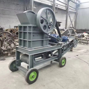 Installation facile, meilleure performance de concassage, machine de concassage de pierres de 10 Tph, concasseur à mâchoires mobile pour calcaire, granit, déchets de construction - Product Image 2