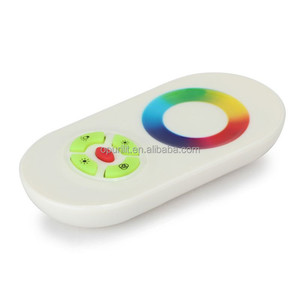 Nhà máy Giá Tốt 12V 24V 12A vỏ nhôm <span class=keywords><strong>RF</strong></span> cảm ứng 5 phím <span class=keywords><strong>RGB</strong></span> điều khiển không dây điều khiển từ xa 5050 <span class=keywords><strong>RGB</strong></span> LED Strip dimmer - Product Image 4