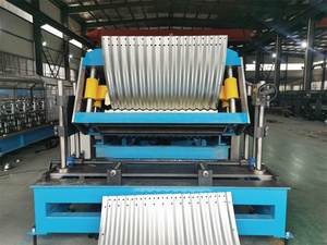 Tự Động Sóng Thép Silo Làm Roll Forming <span class=keywords><strong>Machine</strong></span> 4Mm Độ Dày Cống Cống PLC Điều Khiển Bánh Mang Động Cơ Bơm - Product Image 5