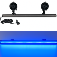 Trontech 11,2x2,8x1cm Nouvelle barre lumineuse de signalisation d'urgence pour voiture et camion, 48 LED 12V - Avertisseur de circulation, lumières de sécurité et de danger