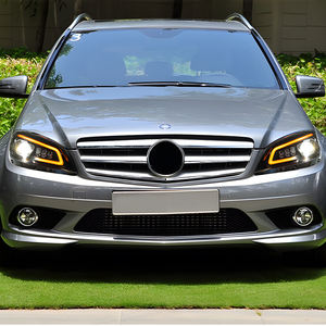 פנסי רכב קדמי עבור benz c200 c260 c300 2007-2010 w204 הרכבה אוטומטי ראש הרכבה שדרוג עיני מלאך עיניים מקרן - Product Image 6