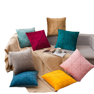 Dệt Nhung Trang Trí Ném Gối Bao Gồm Tất Cả Các Mùa Chống-Đóng Cọc Có Thể Tháo Rời Có Thể Giặt Châu Âu Mỹ Phong Cách PP Bông Đầy - Product Image 1