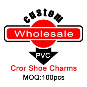 Nieuwe Groothandel Pvc Croc Accessoires Maatwerk Schoen Decorateur Ontwerp Croc Designer Charms Custom