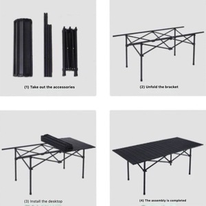 Hiện đại ngoài trời gấp bảng Trọng lượng nhẹ thép thiết kế cho phòng tập thể dục sử dụng - Product Image 6