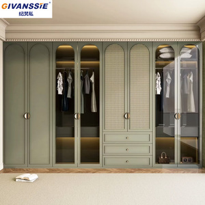 Armadio in Legno Stile Pastorale di Tendenza, di Alta Qualità e Durevole, Design Retrò Personalizzato per Camere da Letto - Product Image 6