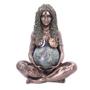 Nouveauté cristal déesse résine artisanat dessin animé maison chambre décor grec Gaias mère terre déesse Statue ODM modèle - Product Image 1