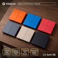 Control de voz para el hogar de Google Tian Lai, control de aplicación de hogar inteligente, interruptor de luz táctil, control de vida inteligente