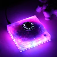 Lámpara de Mesa Levitante UFO con Ajuste de Iluminación por Presión, Levitación Magnética