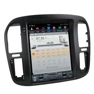12 ''tesla Android Navigation cho TOYOTA LAND CRUISER lc100 Lexus LX470 1998 2002 đài phát thanh Xe GPS Stereo DVD không dây Carplay 4 gam - Product Image 1