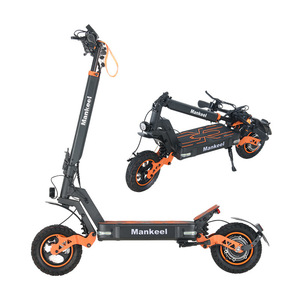 Patinete Eléctrico Mankeel de 10 Pulgadas con Motor sin Escobillas de 1000W, Plegable, Todoterreno, con Iluminación LED y Faro Delantero para Uso en Exteriores - Product Image 1