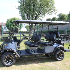 Carro de golf eléctrico avanzado de 48V y 6 asientos, calle de alta resistencia, motores EV legales para exteriores, cómoda Opción de 6 asientos - Product Image 6