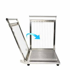 เครื่องตัดลวดฟัดจ์เค้กสี่เหลี่ยมเครื่องตัดกีต้าร์ช็อคโกแลตสแตนเลสเครื่องหั่นด้วยมือ - Product Image 4