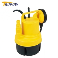 Pompe de drainage submersible compacte 250W, pompe électrique portable en plastique avec interrupteur à flotteur pour la circulation de l'eau des étangs