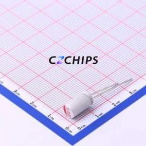 Condensador Sólido SPT1EM101E12OR, Componente de Montaje Pasante (THT), D6.3xL12mm 100uF 20% 25V 2.5mm - Product Image 1