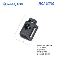Verrou de cordon en nylon personnalisé PA6 3mm sans nickel avec ressort en cuivre durable et réglable pour sac à dos, sweat à capuche - Fournisseur OEM