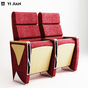 Nuevo estilo, muebles de Teatro de auditorio de tela ecológicos, asientos de silla de audiencia cómodos para uso escolar y hotelero - Product Image 1