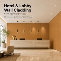 Panel Dinding SPC 100% Tahan Air Tahan Api B1 Tahan Benturan Ramah Lingkungan Papan Dinding E0