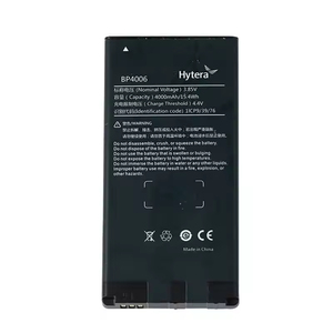 แบตเตอรี่ลิเธียม BP4006 4000mAh สำหรับ PNC380วิทยุสื่อสารสองทางของแท้สำหรับ <span class=keywords><strong>Hytera</strong></span> HYT PNC380 - Product Image 3