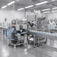 GQ-3-SJ Professionelle 2-in-1 Teigtaschenmaschine für Lebensmittelfabriken mit Automatischem Servomotor, Einfach zu Bedienende Teigtaschen- und Empanada-Herstellungsmaschine