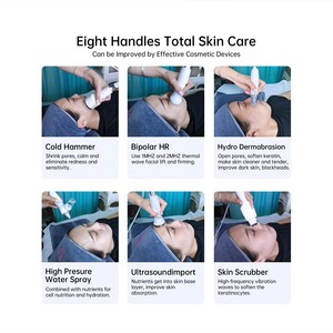 Máquina Profesional 6 en 1 para Rejuvenecimiento Facial, Limpieza Profunda, Cuidado de la Piel, Dermoabrasión con Agua, Oxígeno, Burbujas, Jet Peel SPA - Product Image 5