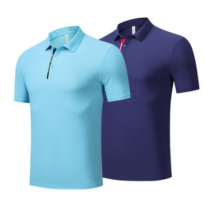 Camisetas de polo atléticas de ajuste moderno que absorbe la humedad bordadas personalizadas, ajuste de golf de uso diario - Product Image 1