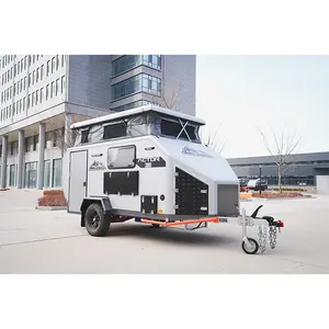 Mini camping-car remorque caravane fabricants chine rv pop up camper voyage remorque maison mobile expédition rv