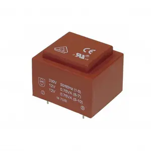 Ei transformador encápsula tipo e transformador de corrente pcb de baixa frequência ei3012.5/1.5va ei30