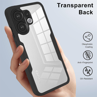 Coque de protection intégrale en acrylique transparente pour OPPO Reno 15F 15C 15 Pro Max A6X A6 A5 Pro F31 A5X