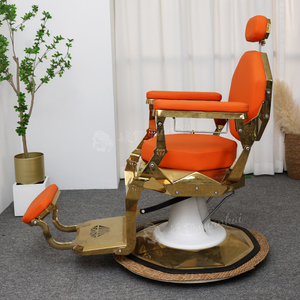 Luxus Salon Möbel verstellbarer Herren Friseurs tuhl für Friseursalon