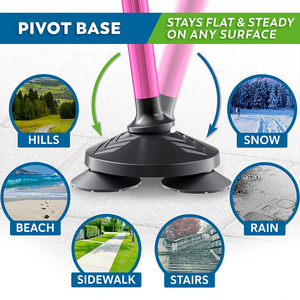 Chất Lượng Cao New Ông Già Đi Bộ Dính Kính Thiên Văn Canes T Xử Lý Ổn Định Nạng Không Có Trượt Cực Gấp Đi Bộ Đường Dài Người Cao Tuổi Đi Bộ - Product Image 6